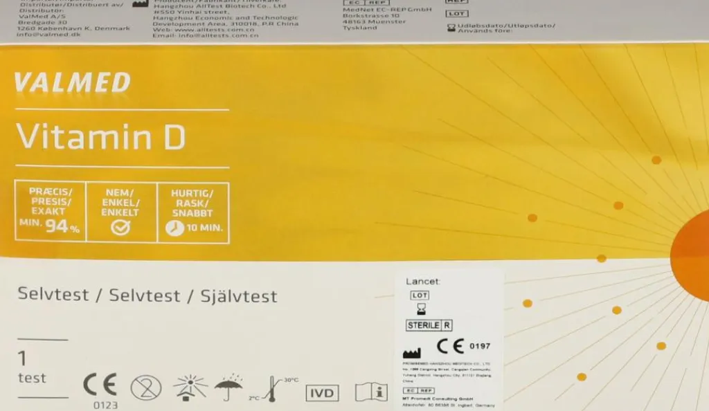 ValMed Øvrige Tests|D-Vitamin>Vitamin D Selvtest