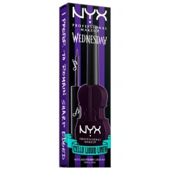 NYX PROFESSIONAL MAKEUP Highlight & Contour<Wednesday Cello Vivid Matte Purple Flydende Eyeliner