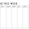 Design Letters Weekly Planner Papir< Indretning