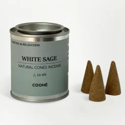COOHÉ Duft Til Hjemmet|Røgelse<White Sage Incense Cones