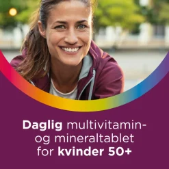 Multi-tabs Woman 50+< Kosttilskud Til Kvinder|Multivitaminer