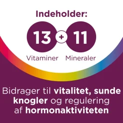 Multi-tabs Woman 50+< Kosttilskud Til Kvinder|Multivitaminer