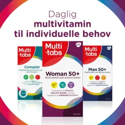 Multi-tabs Woman 50+< Kosttilskud Til Kvinder|Multivitaminer