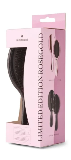 HH Simonsen Gaveæsker|Hårpleje Gaveæsker>Wonder & Gloss Brush Rosegold Gaveæske