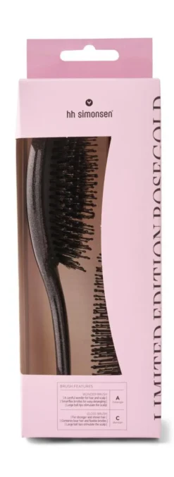 HH Simonsen Gaveæsker|Hårpleje Gaveæsker>Wonder & Gloss Brush Rosegold Gaveæske