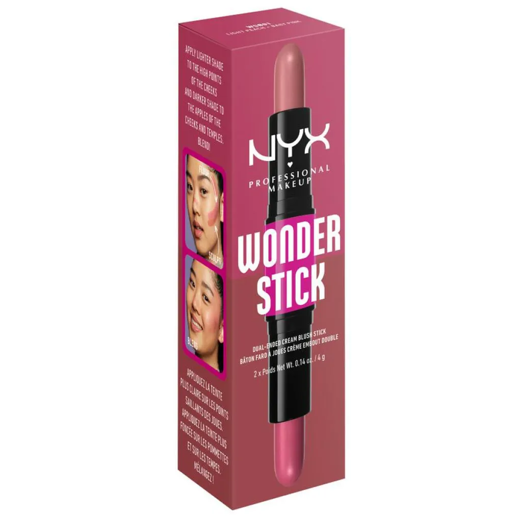 NYX PROFESSIONAL MAKEUP Wonder Stick Dual-Ended Cream Blush Stick< Highlight & Contour