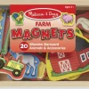 Melissa and Doug Wooden Magnets in a Box Farm<Børn Motorik & Bevægelse
