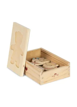Konges Sløjd Wooden Teddy Dress Up Puzzle Fsc<Børn Spil Og Puslespil