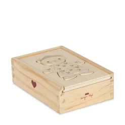 Konges Sløjd Wooden Teddy Dress Up Puzzle Fsc<Børn Spil Og Puslespil
