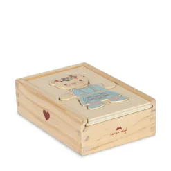 Konges Sløjd Wooden Teddy Dress Up Puzzle Fsc<Børn Spil Og Puslespil