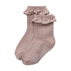 WHEAT Wool Lace Socks Nora 2-pak<Børn Børnetøj