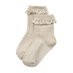 WHEAT Wool Lace Socks Nora 2-pak<Børn Børnetøj