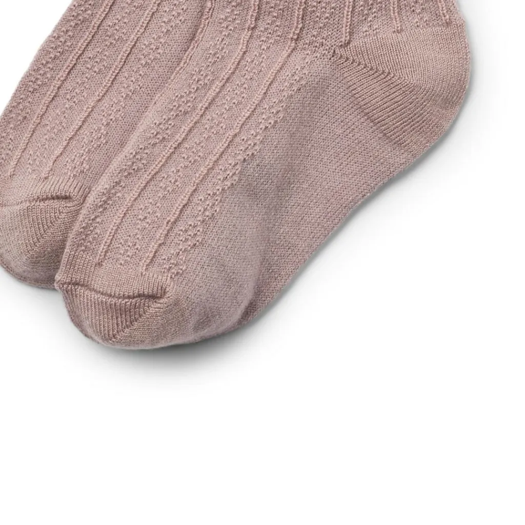 WHEAT Wool Lace Socks Nora 2-pak<Børn Børnetøj