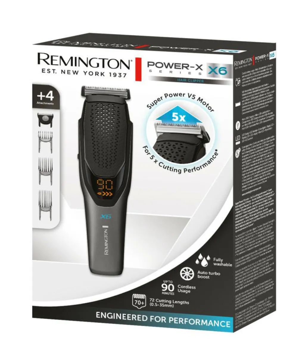 Remington Trimmere|Hårklippere<X6 Power-X Series Hair Clipper