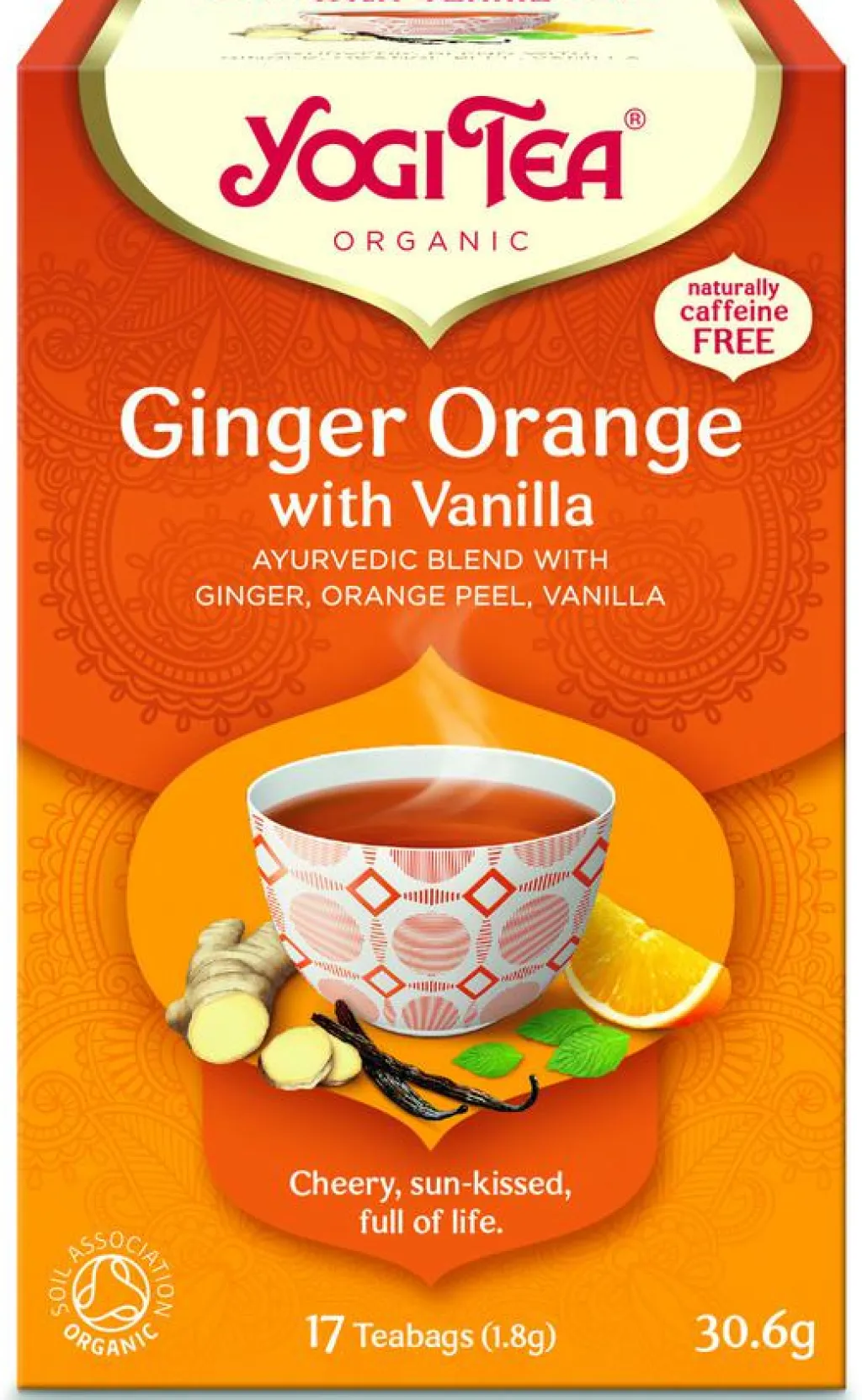 Yogi Te<Tea Ginger Orange Vanilla