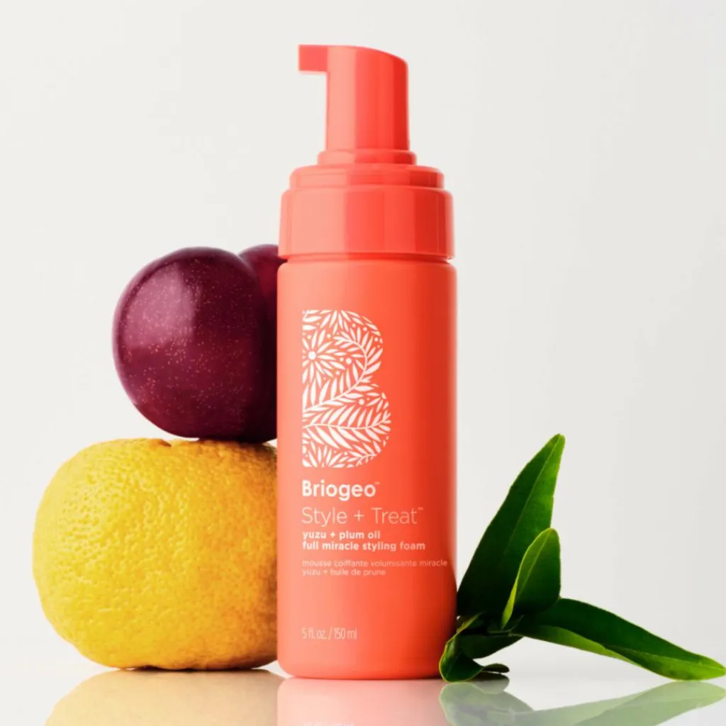 Briogeo Styling Mousse<Yuzu + Plum Oil Miracle Styling Foam